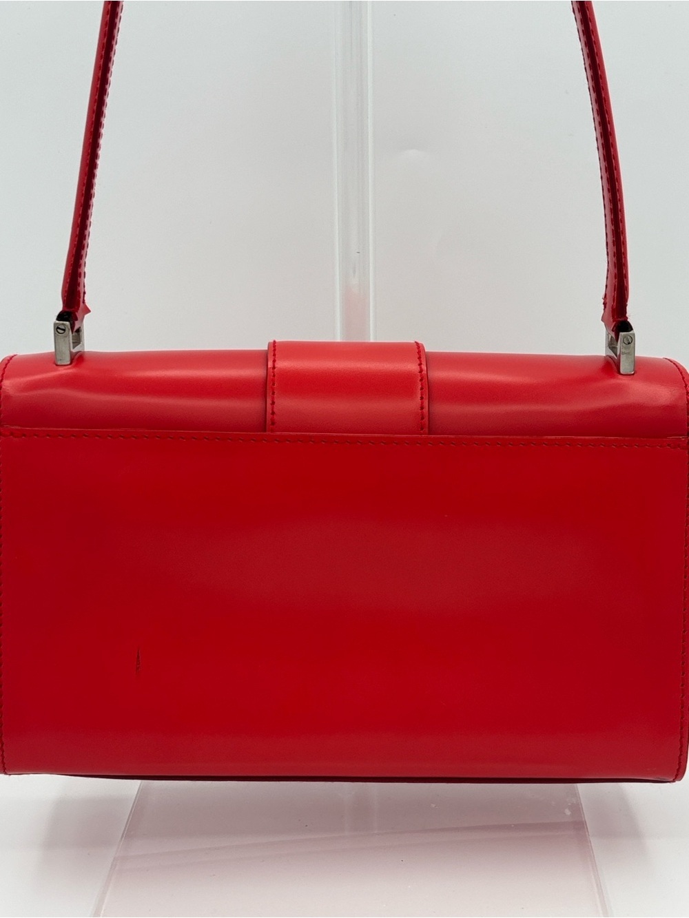 Salvatore Ferragamo Red Shoulder Bag - Leather - Picture 12 of 13
